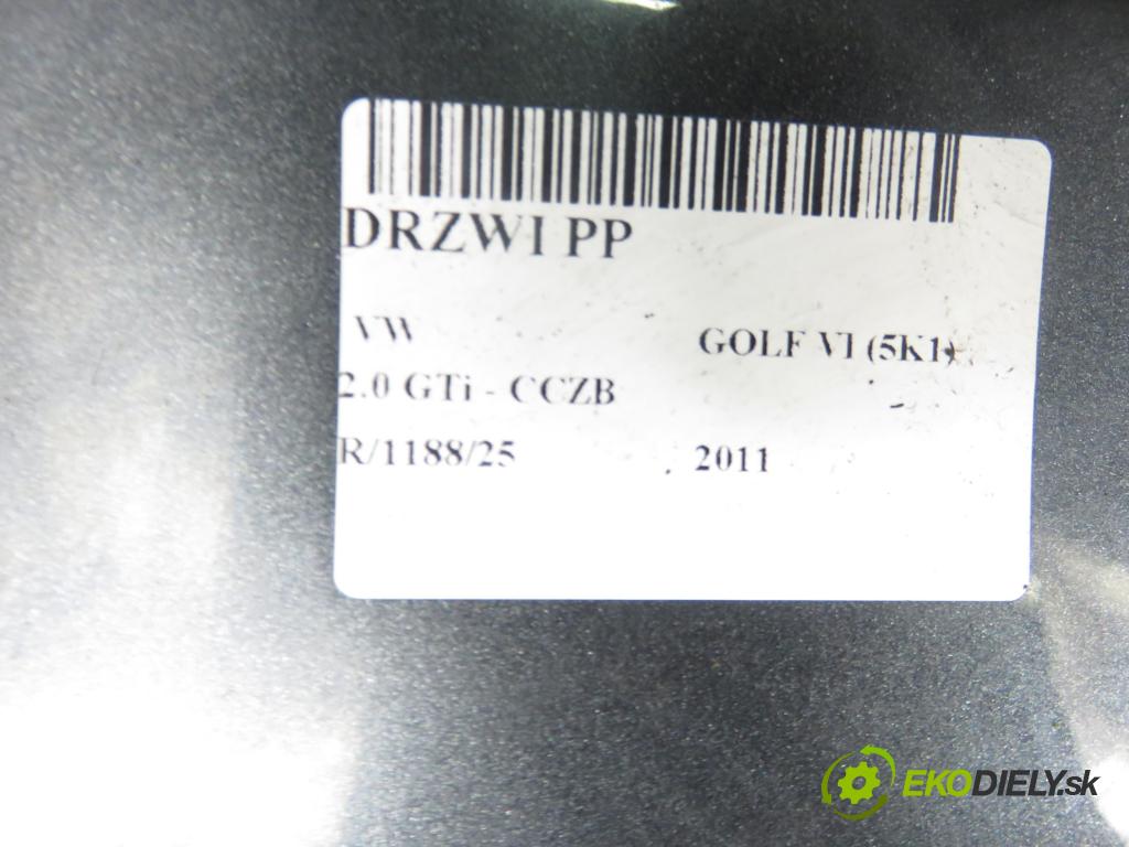 VW GOLF VI (5K1) HB 2011 155,00 2.0 GTi - CCZB 1984,00 Dvere PP