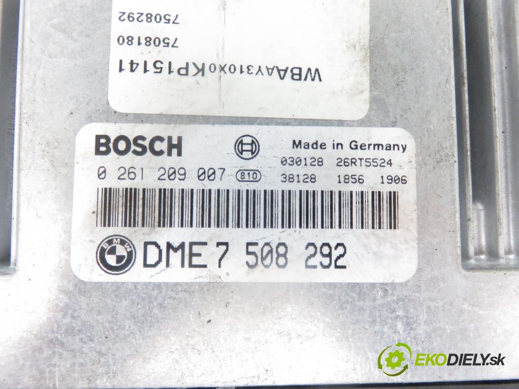 BMW 3 (E46) SEDAN 2001 105,00 318 i - N42 B20 A 1995,00 spinačka / imobilizéra IMMO / Riadiaca jednotka 0261209007 ; 7508292 ; 7516809