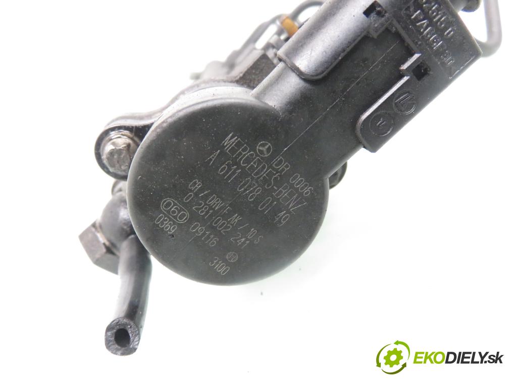 MERCEDES-BENZ KLASA E (W210) SEDAN 2001 105,00 2.2 CDI 143 - OM 611.961 2148,00 lišta vstřikovací A6110700095 ; 0445214004 ; A6110780149 (Vstřikovací lišta)