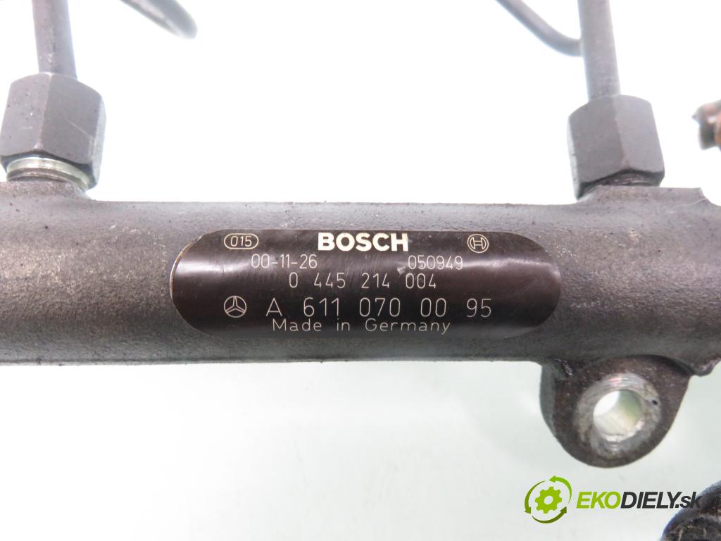 MERCEDES-BENZ KLASA E (W210) SEDAN 2001 105,00 2.2 CDI 143 - OM 611.961 2148,00 lišta vstřikovací A6110700095 ; 0445214004 ; A6110780149 (Vstřikovací lišta)