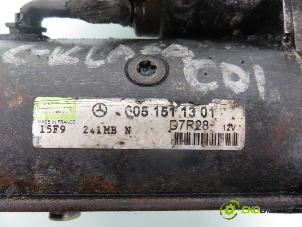 MERCEDES-BENZ KLASA E (W210) SEDAN 2001 105,00 2.2 CDI 143 - OM 611.961 2148,00 Štartér 0051511301 ; D7R28 (Štartér)