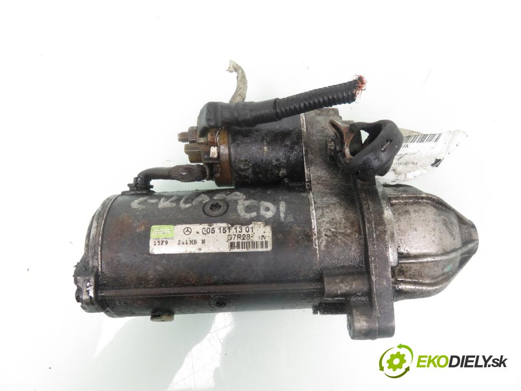 MERCEDES-BENZ KLASA E (W210) SEDAN 2001 105,00 2.2 CDI 143 - OM 611.961 2148,00 Štartér 0051511301 ; D7R28 (Štartér)