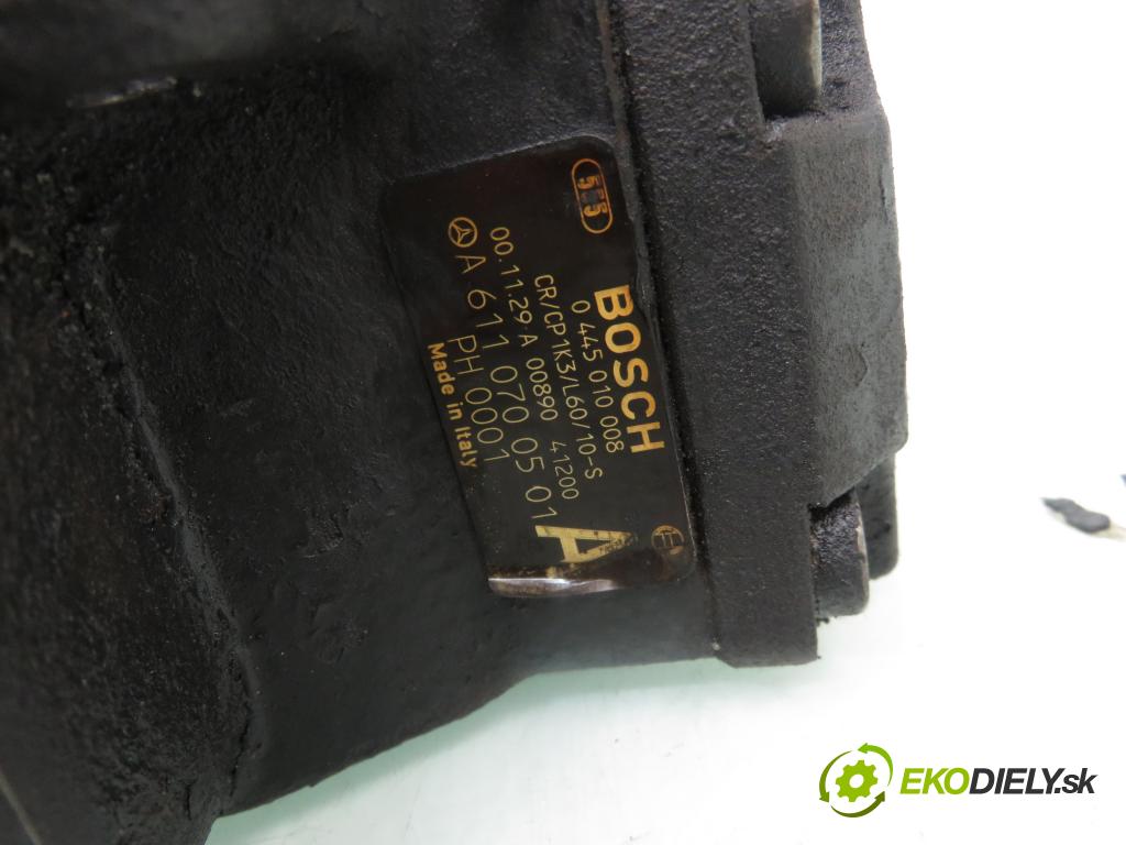 MERCEDES-BENZ KLASA E (W210) SEDAN 2001 105,00 2.2 CDI 143 - OM 611.961 2148,00 Pumpa vysokého tlaku A6110700501 ; 0445010008