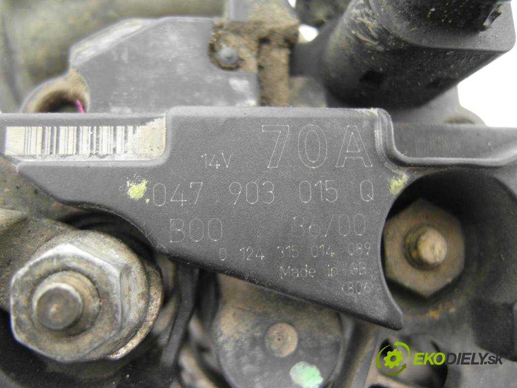 SKODA FABIA I (6Y2) HB 2000 50,00 1.4 - AME 1397,00 Alternátor 047903015Q ; 0124315014089 (Alternátor)