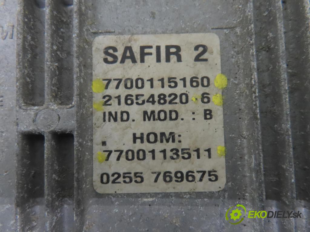 RENAULT CLIO II (BB_, CB_) HB 1999 43,00 1.2 8V 58 1149,00 spinačka / imobilizéra IMMO / Riadiaca jednotka 7700115160 ; 7700113511 ; 21656613