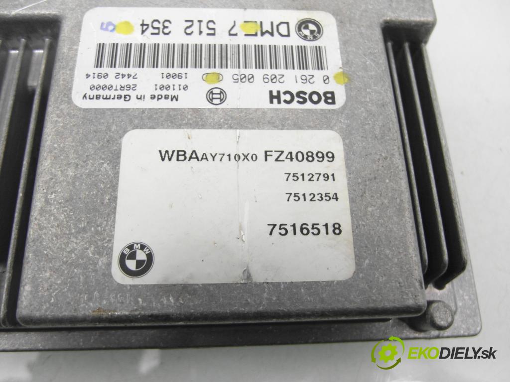 BMW 3 (E46) SEDAN 2001 105,00 318 i - N42 B20 A 1995,00 Riadiaca jednotka Motor 7512354 ; 0261209005