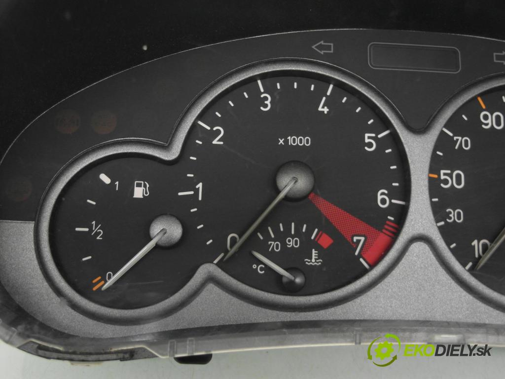 PEUGEOT 206 liftback (2A/C) HB 2001 55,00 1.4 75 - KFW 1360,00 Prístrojovka elektrický 9634961480 ; 09031989903