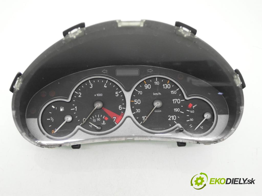 PEUGEOT 206 liftback (2A/C) HB 2001 55,00 1.4 75 - KFW 1360,00 Prístrojovka elektrický 9634961480 ; 09031989903