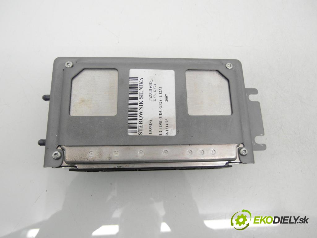 HONDA JAZZ II (GD_, GE3, GE2) HB 2007 57,00 1.2 i-DSI (GD5, GE2) - L12A1 1243,00 Riadiaca jednotka Motor 0261201252 ; 37820PWDG07