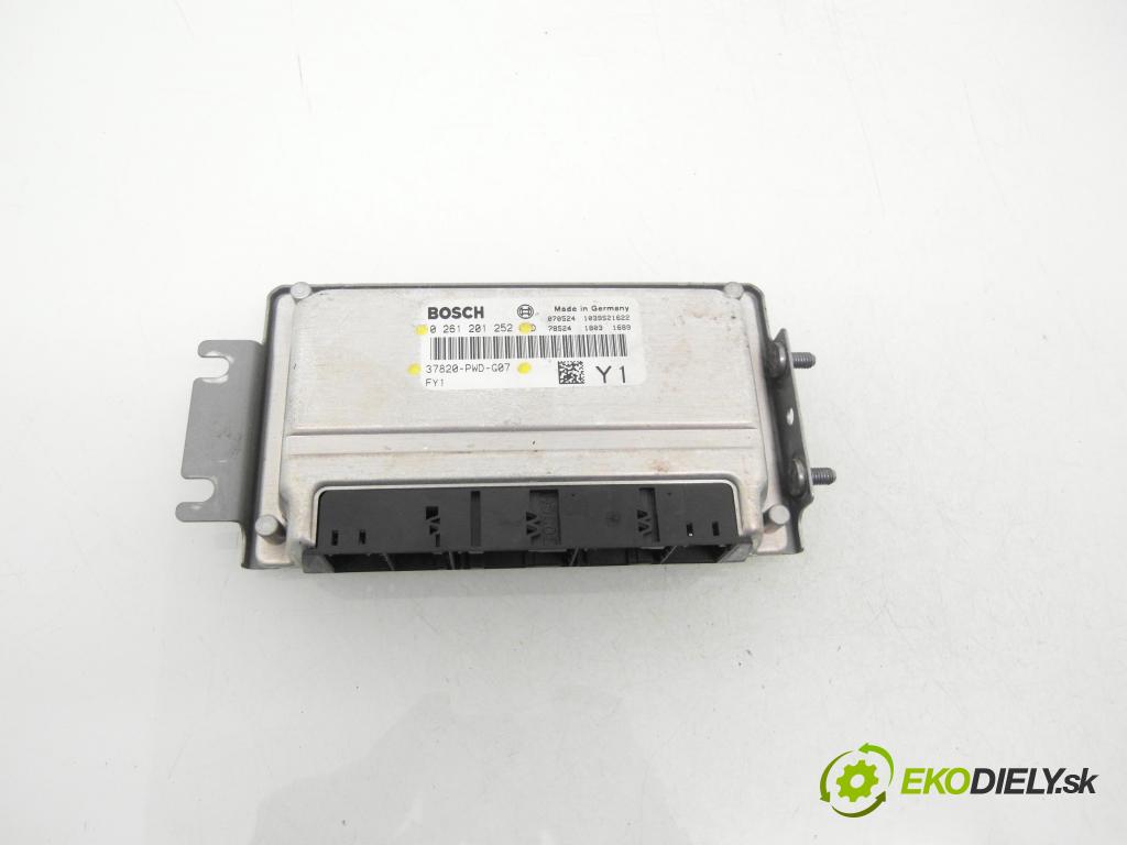 HONDA JAZZ II (GD_, GE3, GE2) HB 2007 57,00 1.2 i-DSI (GD5, GE2) - L12A1 1243,00 Riadiaca jednotka Motor 0261201252 ; 37820PWDG07