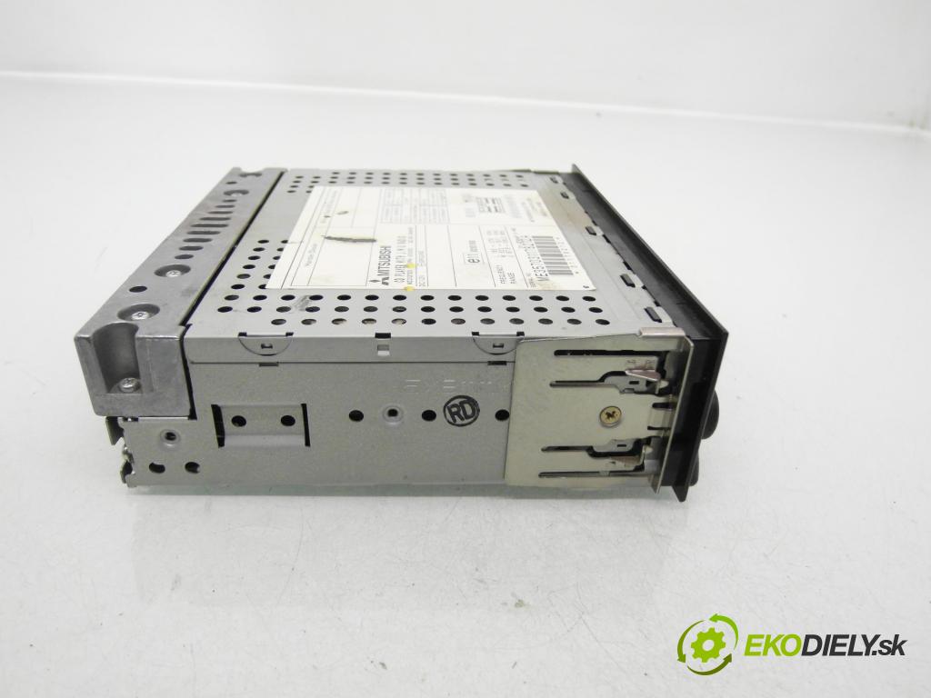 MITSUBISHI SPACE STAR nadwozie wielkoprzestrzenne (MPV) (DG_A) HB 2003 72,00 1.6 16V (DG3A) 98 - 4G18 1584,00 RADIO MZ312720