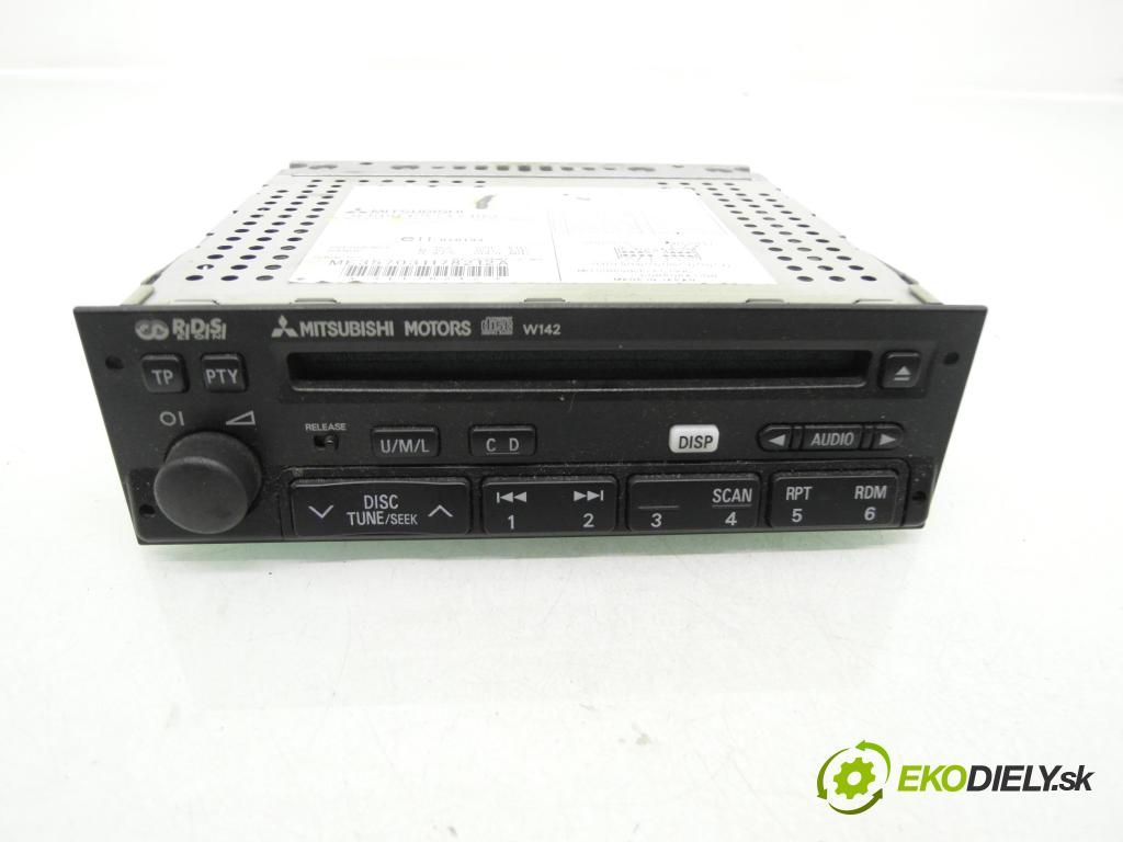 MITSUBISHI SPACE STAR nadwozie wielkoprzestrzenne (MPV) (DG_A) HB 2003 72,00 1.6 16V (DG3A) 98 - 4G18 1584,00 RADIO MZ312720