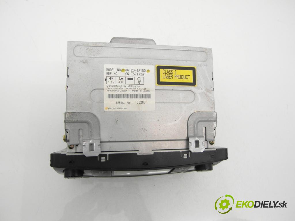 TOYOTA COROLLA (_E12_) HB 2003 81,00 1.6 VVT-i (ZZE121_) - 3ZZ-FE 1598,00 RADIO CD 861201A180