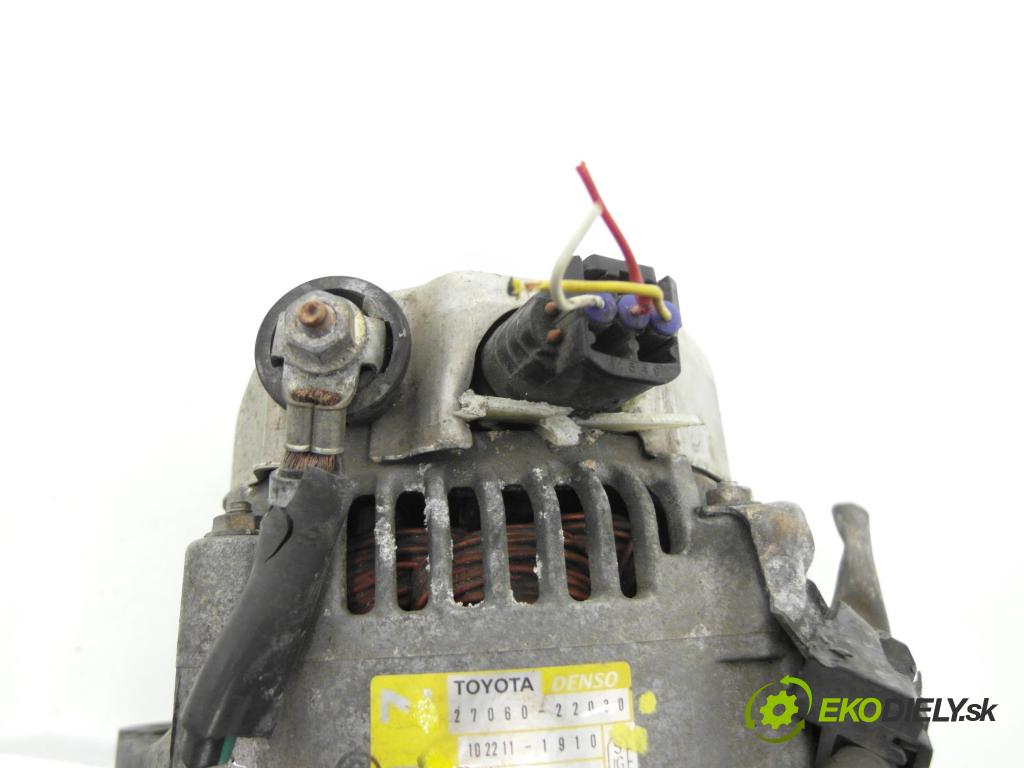 TOYOTA COROLLA (_E12_) HB 2003 81,00 1.6 VVT-i (ZZE121_) - 3ZZ-FE 1598,00 Alternátor 2706022030 ; 1022111910 (Alternátor)