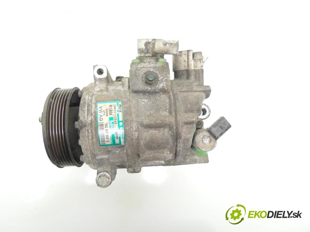 VW TOURAN (1T1, 1T2) MINIVAN 2003 74,00 1.9 TDI PD 100 - AVQ 1896,00 KOMPRESOR: klimatizácie 1K0820803Q (Kompresor klimatizácie)