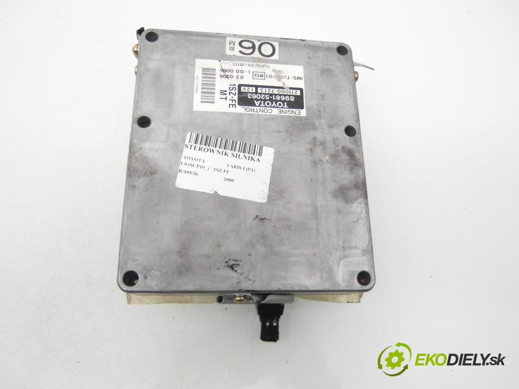 TOYOTA YARIS (_P1_) HB 2000 50,00 1.0 VVT- i 68 - 1SZ-FE 998,00 řídící jednotka motora 8966152063 ; 2110007213
