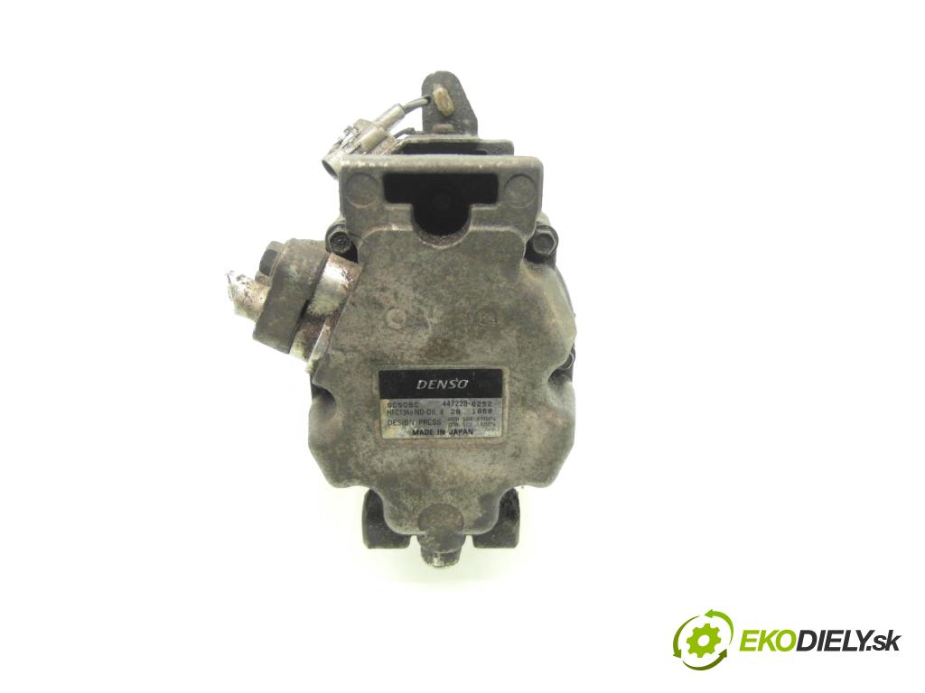 TOYOTA YARIS (_P1_) HB 2000 50,00 1.0 VVT- i 68 - 1SZ-FE 998,00 KOMPRESOR: klimatizácie 4472206252 ; SCS06C (Kompresor klimatizácie)