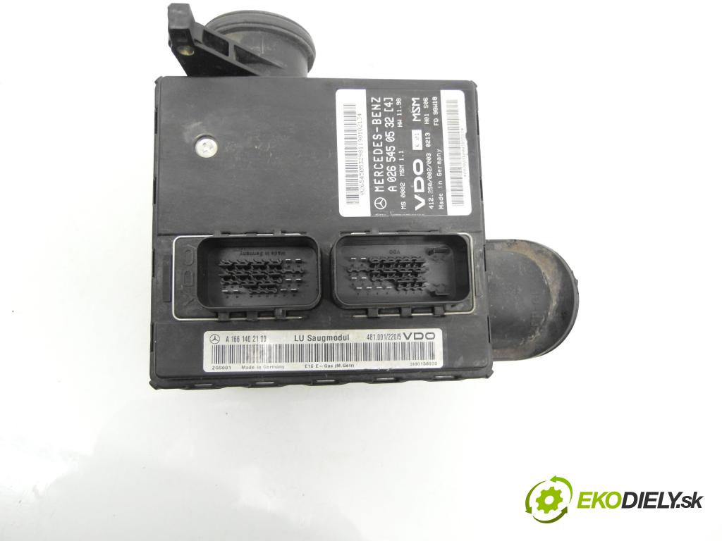 MERCEDES-BENZ KLASA A (W168) HB 2001 75,00 1.6 102 A 160  M 166.960 1598,00 Riadiaca jednotka Motor A0265450532 ; 412250002003 ; A1661402100