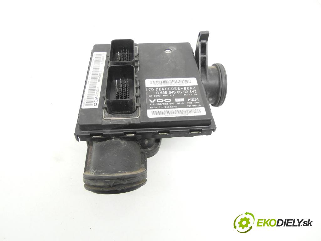 MERCEDES-BENZ KLASA A (W168) HB 2001 75,00 1.6 102 A 160  M 166.960 1598,00 Riadiaca jednotka Motor A0265450532 ; 412250002003 ; A1661402100