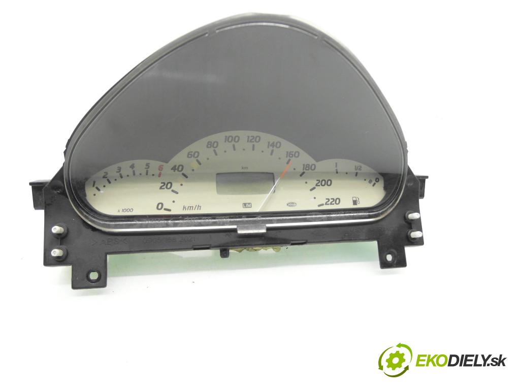 MERCEDES-BENZ KLASA A (W168) HB 1999 75,00 1.6 102 A 160  M 166.960 1598,00 Prístrojovka elektrický A1685404411