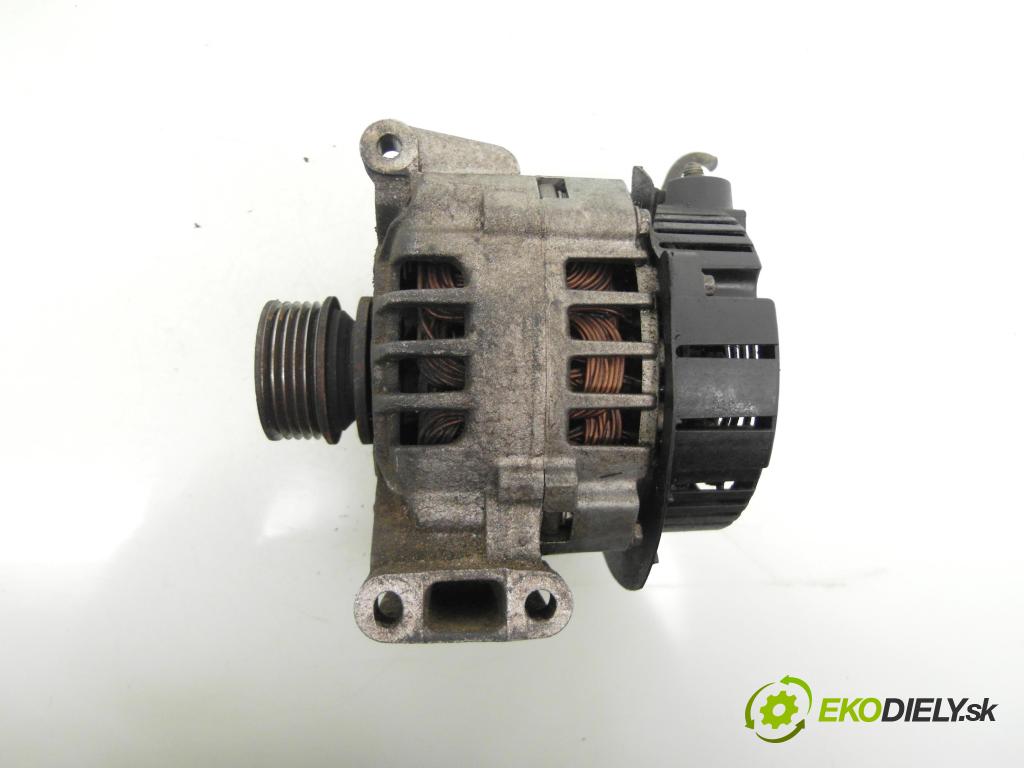 MERCEDES-BENZ KLASA A (W168) HB 2001 75,00 1.6 102 A 160  M 166.960 1598,00 Alternátor A0121544502 (Alternátor)