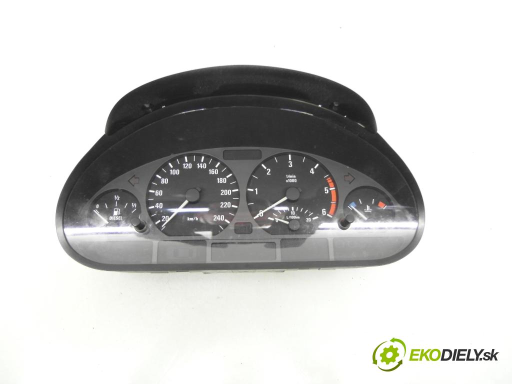 BMW 3 (E46) SEDAN 2000 100,00 320 d 136 - M47 D20 (204D1) 1951,00 prístrojovka elektrický 0263606271 ; 0263606271
