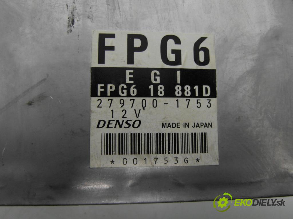 MAZDA PREMACY (CP) MINIVAN 2004 74,00 1.9 100 - FP 1840,00 Riadiaca jednotka Motor FPG618881D ; 2797001753