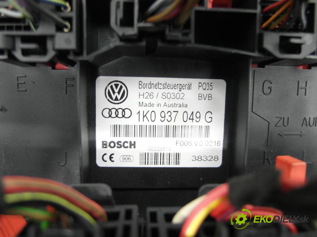 VW TOURAN (1T1, 1T2) MINIVAN 2003 74,00 1.9 TDI PD 100 - AVQ 1896,00 MODUL BORDNETZ 1K0937049G ; F005V00216