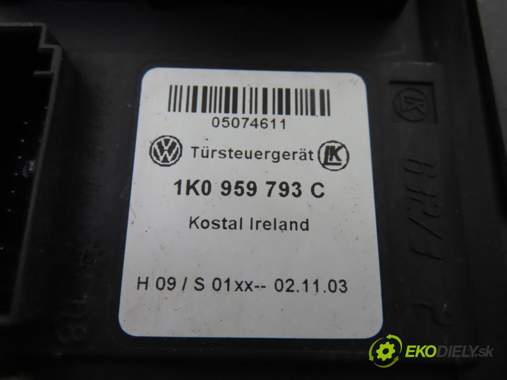VW GOLF V (1K1) HB 2004 103,00 2.0 TDI 16V - BKD 1968,00 Mechanizmus okien 1K0959701E ; 1K09597932C