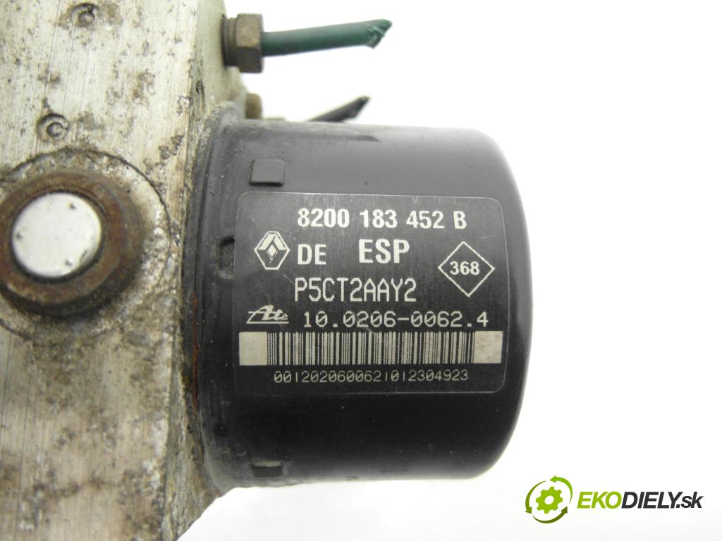 RENAULT LAGUNA II (BG0/1_) LIFTBACK 2003 88,00 1.8 16V (BG06, BG0J, BG0M) - F4P 774 1783,00 Pumpa ABS 8200183452B ; 10096014203 (Pumpa ABS)