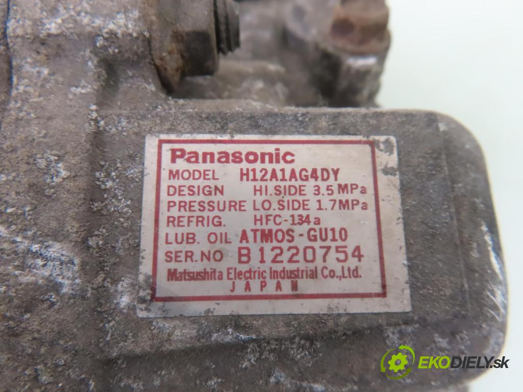 MAZDA 3 (BK) HB 2004 77,00 1.6 - B6ZE 1598,00 KOMPRESOR: klimatizácie H12A1AG4DY (Kompresor klimatizácie)