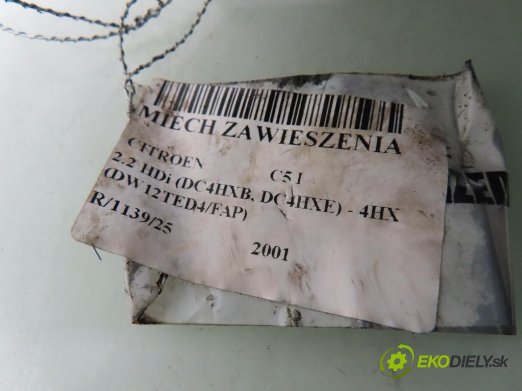 CITROEN C5 I (DC_) LIFTBACK 2001 98,00 2.2 HDi (DC4HXB, DC4HXE) - 4HX (DW12TED4/FAP) 2179,00 ventil nápravy 96399219E