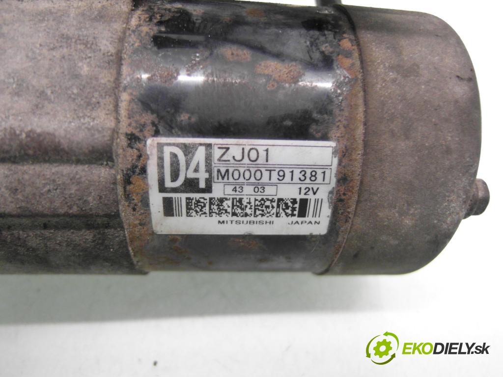 MAZDA 3 (BK) HB 2004 77,00 1.6 - B6ZE 1598,00 Štartér M000T91381 (Štartér)