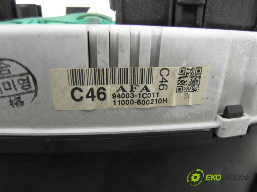 HYUNDAI GETZ (TB) HB 2005 46,00 1.1 - G4HD 1086,00 Prístrojovka elektrický 940031C011 ; 11000600210H