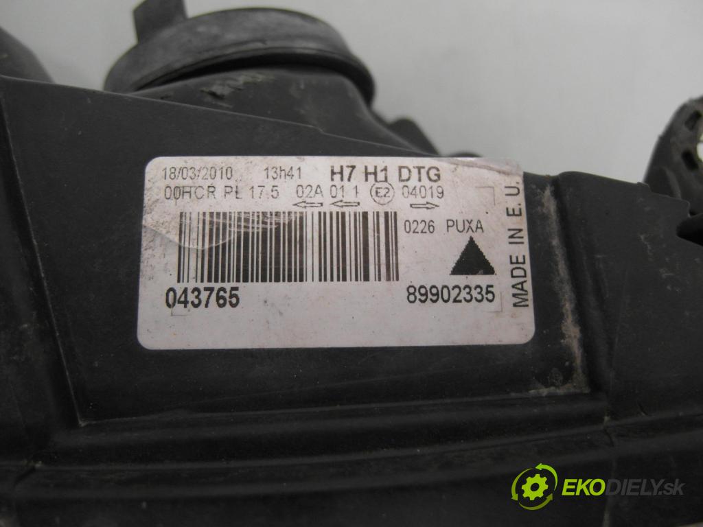 CITROEN C4 coupe (LA_) COUPE 2005 80,00 1.6 16V - NFU (TU5JP4) 1587,00 Svetlo PP 043765