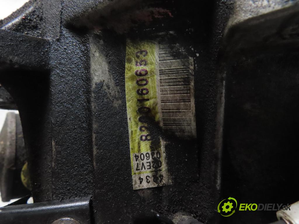 RENAULT VEL SATIS (BJ0_) HB 2002 133,00 3.0 dCi (BJ0S) - P9X 715 2958,00 Prevodovka automatická 5550SN ; 8200160653