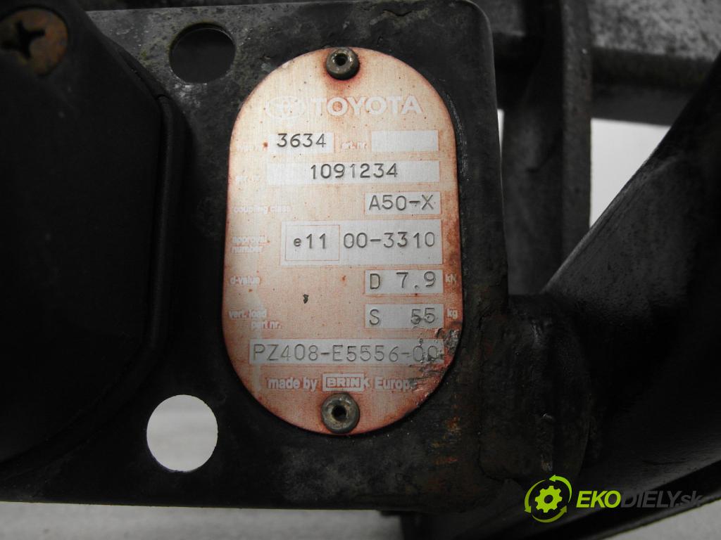 TOYOTA COROLLA kombi (_E12_) KOMBI 2004 81,00 1.6 VVT-i (ZZE121_) - 3ZZ-FE 1598,00 Hák 