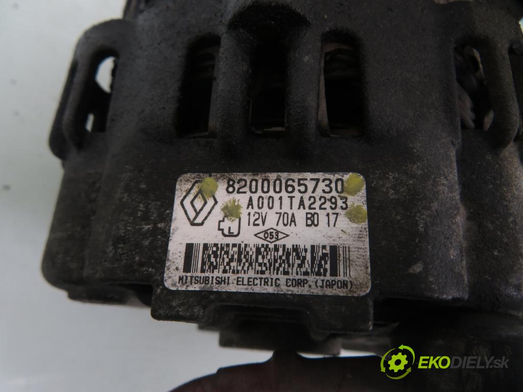 RENAULT CLIO II (BB_, CB_) HB 2000 43,00 1.2 8V 58 1149,00 Alternátor 8200065730 ; A001TA2293 (Alternátor)
