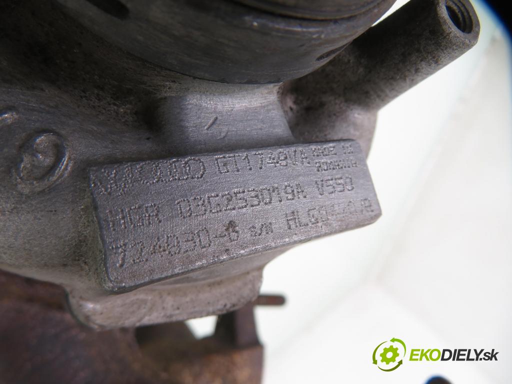 VW GOLF V (1K1) HB 2004 103,00 2.0 TDI 16V - BKD 1968,00 RYCHLONABÍJEČKA: 03G253019A ; GT1749VA (Kompletní turbodmychadlo)