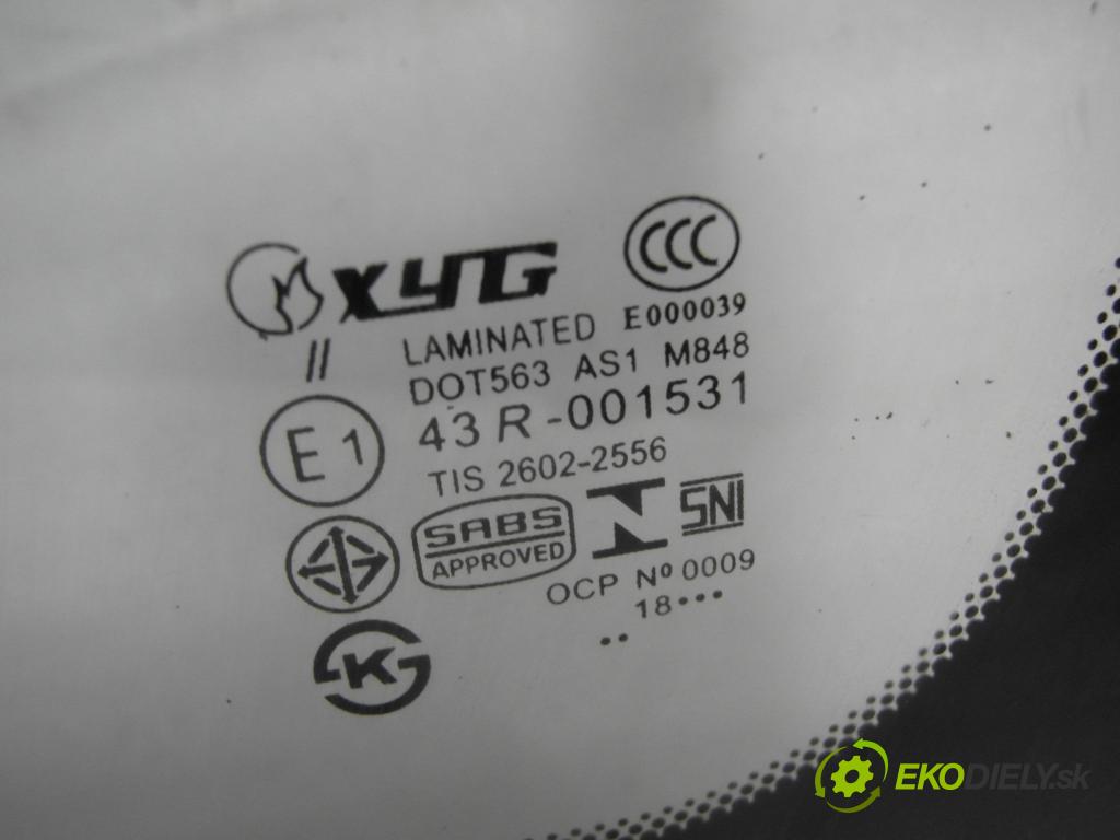 TOYOTA AVENSIS (_T25_) SEDAN 2005 108,00 2.0 VVTi (AZT250_) - 1AZ-FE 1998,00 Okno čelná