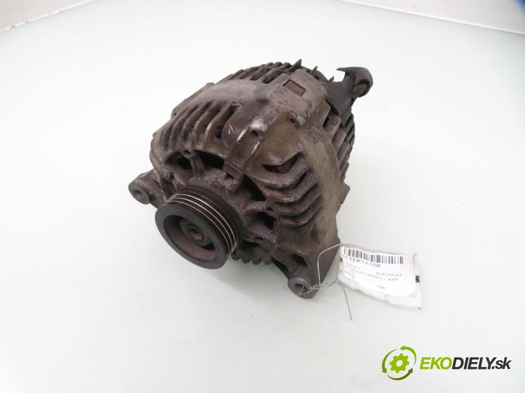 CITROEN BERLINGO / BERLINGO FIRST nadwozie wielkoprzestrzenne (MPV) KOMBIVAN 1999 55,00 1.4 i 75 - KFW 1360,00 Alternátor  (Alternátor)