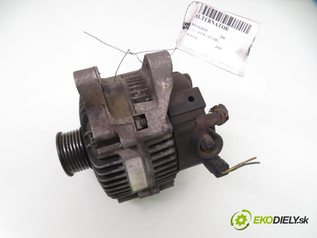 PEUGEOT 206 liftback (2A/C) HB 2001 55,00 1.4 75 - KFW 1360,00 Alternátor  (Alternátor)