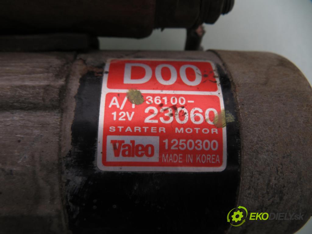 KIA CERATO I liftback (LD) HB 2004 105,00 2 - G4GC 1975,00 Štartér 3610023060 (Štartér)