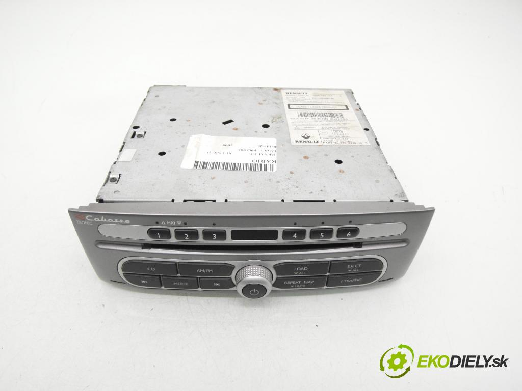 RENAULT SCENIC II (JM0/1_) MINIVAN 2008 96,00 1.9 dCi - F9Q 803 1870,00 RADIO CD 8200562764C