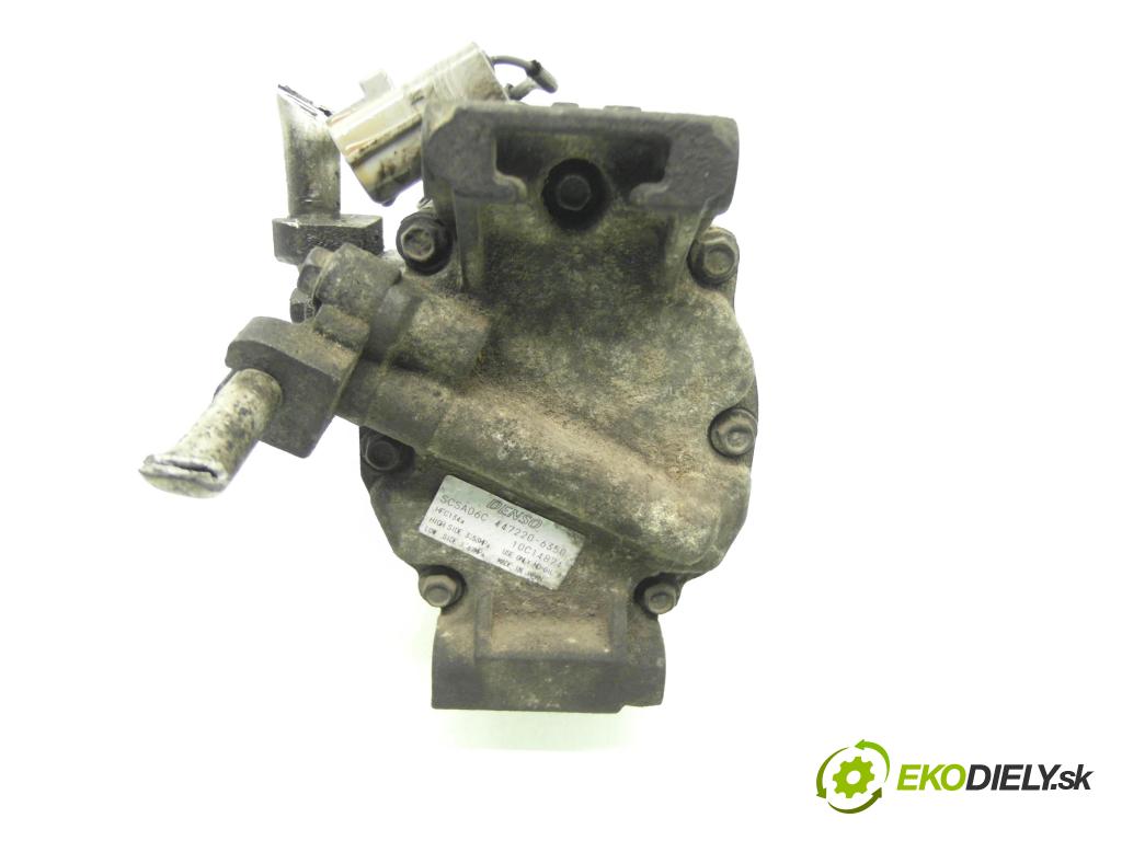 TOYOTA COROLLA Verso (_E12_) MINIVAN 2002 66,00 2.0 D-4D (CDE120_) - 1CD-FTV 1995,00 KOMPRESOR: klimatizácie 4472206350 ; SCSA06C (Kompresor klimatizácie)