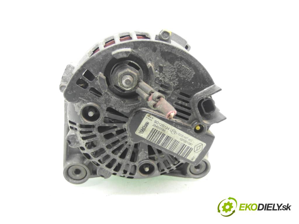 RENAULT SCENIC II (JM0/1_) MINIVAN 2008 96,00 1.9 dCi - F9Q 803 1870,00 Alternátor 8200667611 ; SG12B124 (Alternátor)