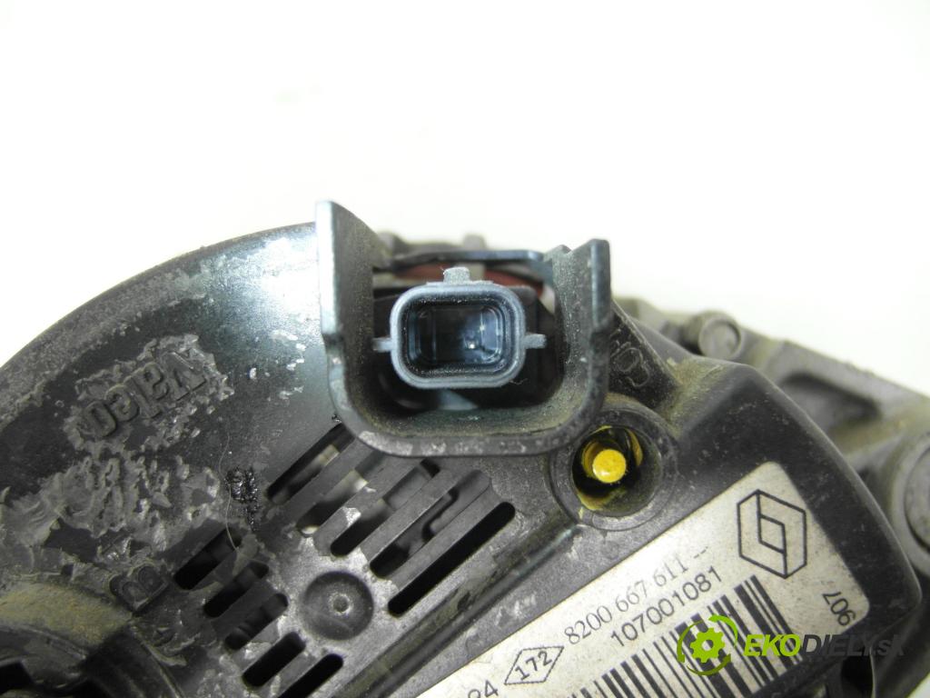 RENAULT SCENIC II (JM0/1_) MINIVAN 2008 96,00 1.9 dCi - F9Q 803 1870,00 Alternátor 8200667611 ; SG12B124 (Alternátor)