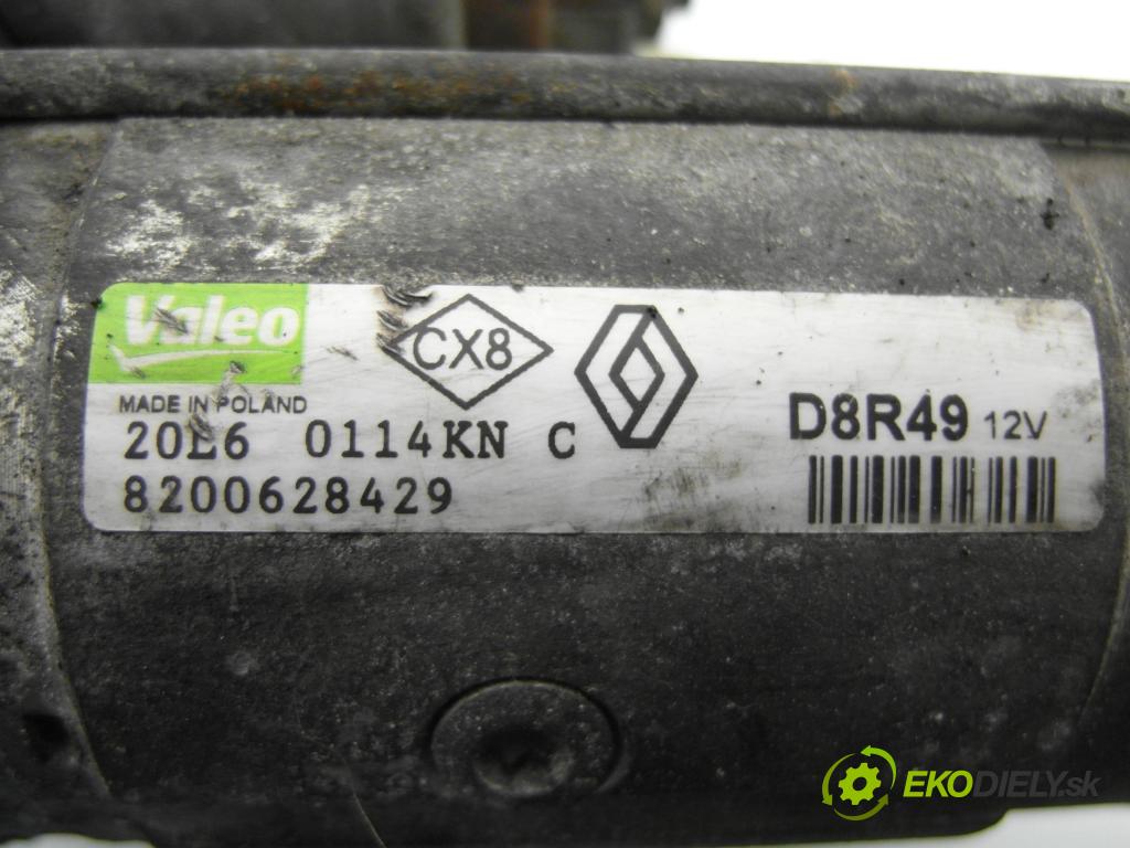 RENAULT SCENIC II (JM0/1_) MINIVAN 2008 96,00 1.9 dCi - F9Q 803 1870,00 Štartér 8200628429 ; D8R49 (Štartér)