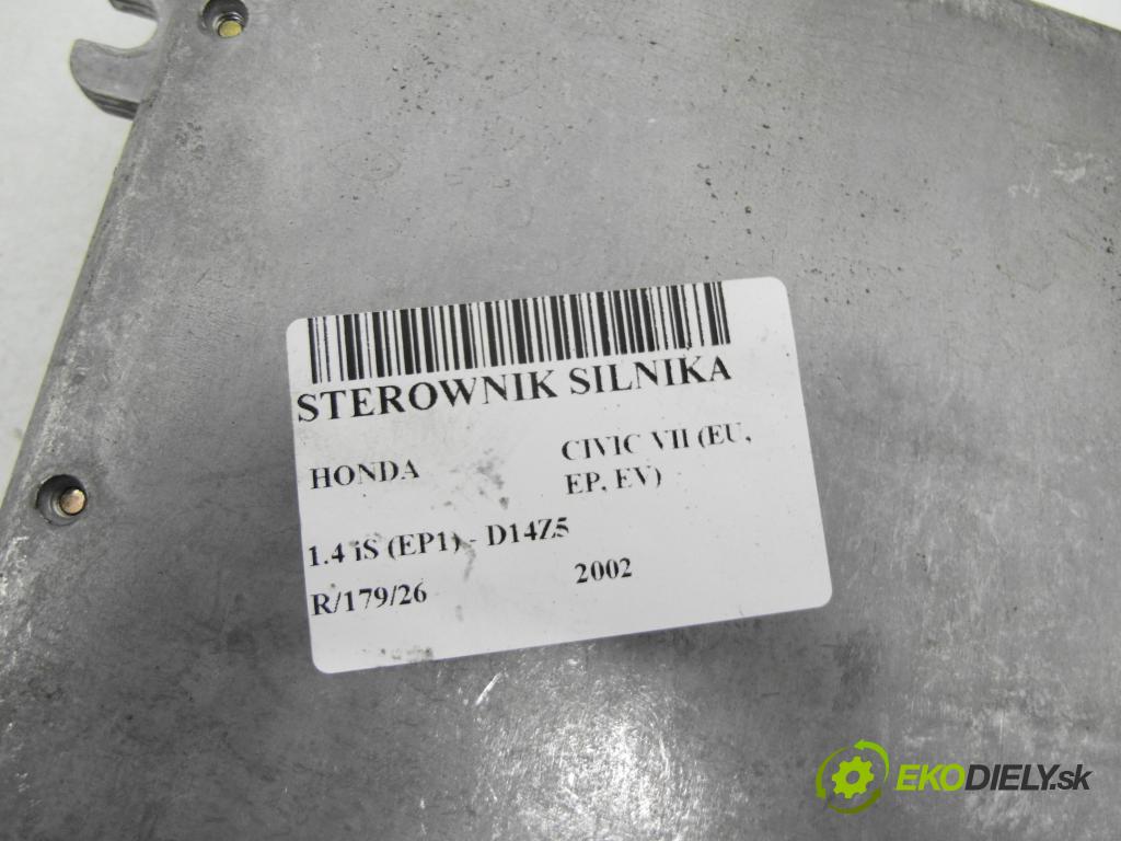 HONDA CIVIC VII Hatchback (EU, EP, EV) HB 2002 66,00 1.4 iS (EP1) - D14Z5 1396,00 Riadiaca jednotka Motor 37820PMAE01