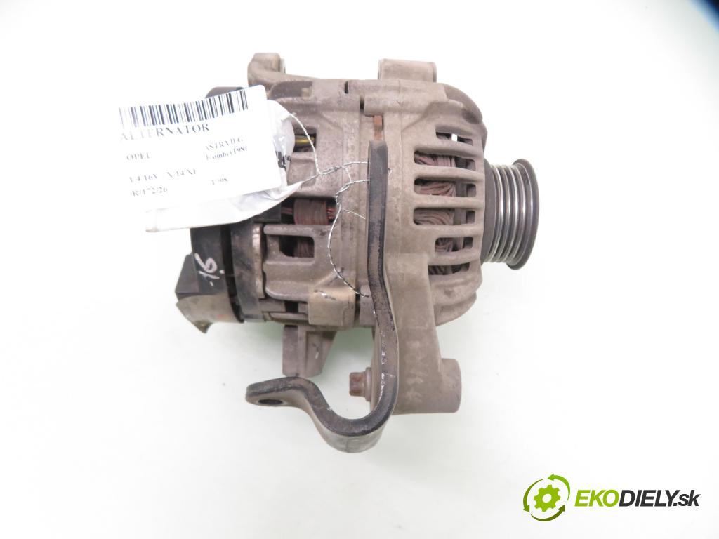 OPEL ASTRA G Kombi (T98) KOMBI 1998 66,00 1.4 16V - X 14 XE 1389,00 Alternátor 0986041260 (Alternátor)